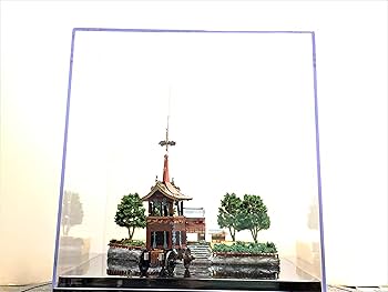 【独法師】B-8模型手製　手製山鉾　笠鉾　社殿　拝殿　神具神棚　手造レア1点物 独法師】B-8模型手製 手製山鉾 笠鉾 社殿 拝殿 神具神棚 手造